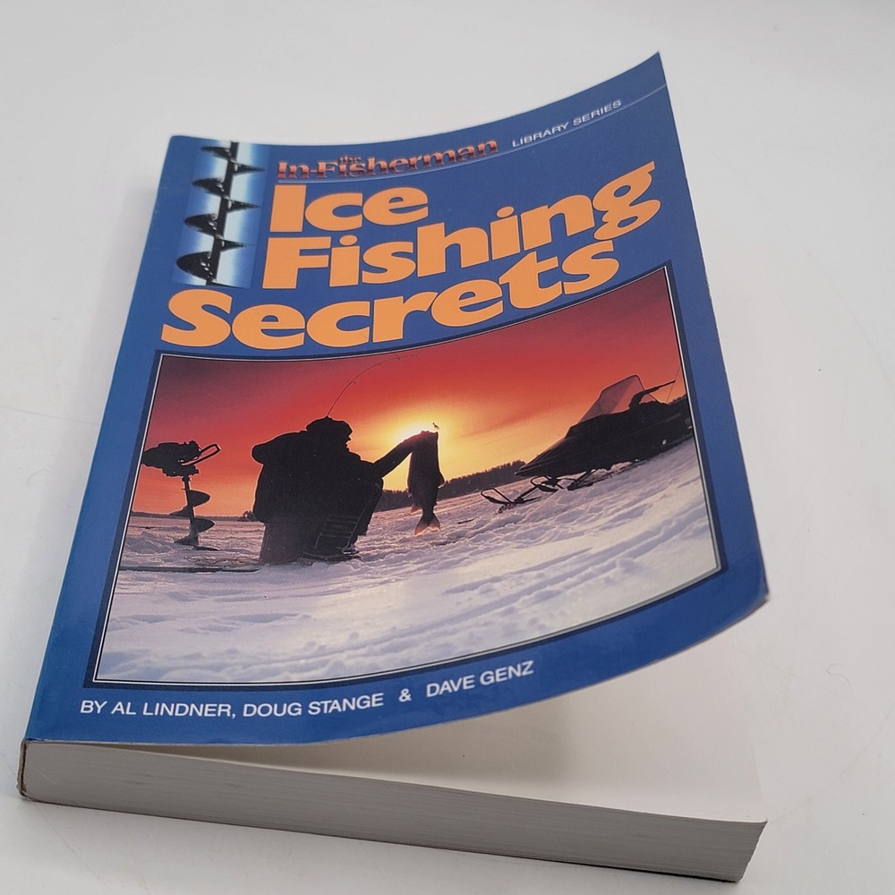 Al Lindner Ice Fishing Secrets Paperback‎ 1992 2nd Printing In-Fisherman Ex Con